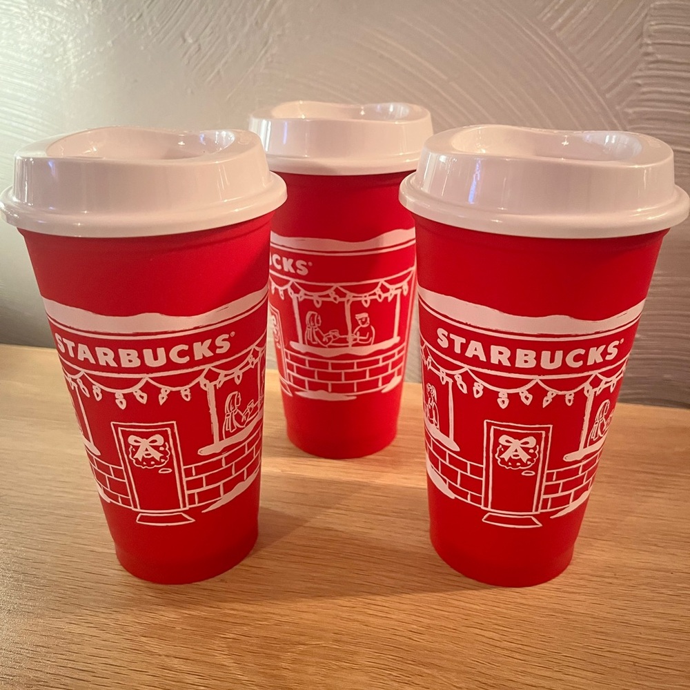NEW Starbucks Christmas 2025 Red Cup Day 16oz Xmas